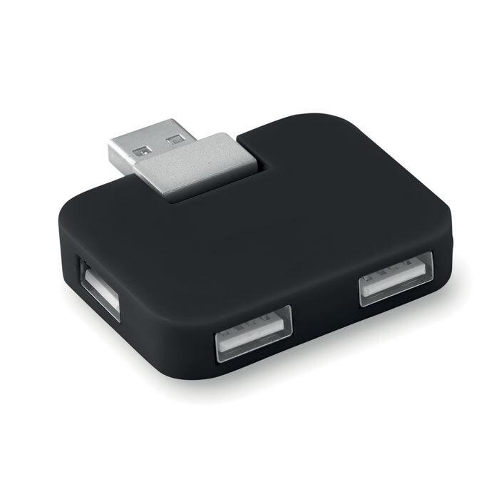 GiftRetail MO8930 - SQUARE Hub USB 4 puertos