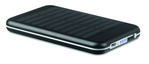 GiftRetail MO9075 - SOLARFLAT Powerbank solar 4000 mAh Negro