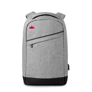 GiftRetail MO9294 - BERLIN Mochila antirrobo jaspeada Gris