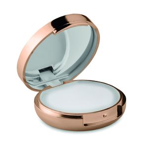 GiftRetail MO9374 - DUO MIRROR Bálsamo labial espejo Champagne