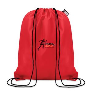 GiftRetail MO9440 - SHOOPPET Bolsa de cuerdas RPET 190T Rojo