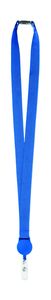 GiftRetail MO9852 - ZIP LANYARD Lanyard de poliéster Azul royal