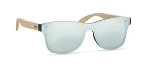 GiftRetail MO9863 - ALOHA Gafas de sol patillas bambú shiny silver