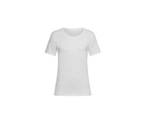 Stedman ST9730 - Relájate Camiseta de cuello de la tripulación Damas White