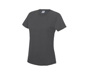 Just Cool JC005 - Camiseta transpirable Neoteric™ para mujer Charcoal