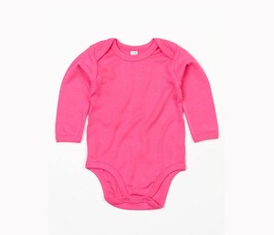 Babybugz BZ030 - Body de bebé orgánico de manga larga Fucsia