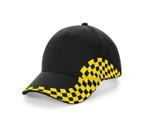 Beechfield BF159 - Gorra Mujer 100% Algodón Black / Yellow