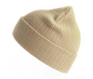 Atlantis AT208 - Gorro de poliéster reciclado Beige