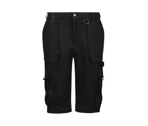 Regatta RGJ535 - Shorts multibolsillos hidrófugo Black