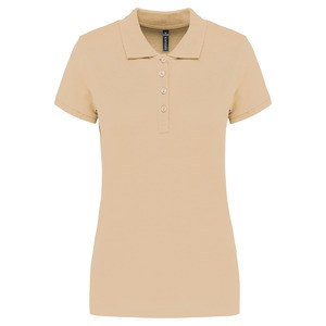 Kariban K255 - Polo piqué de manga corta de mujer Light Sand