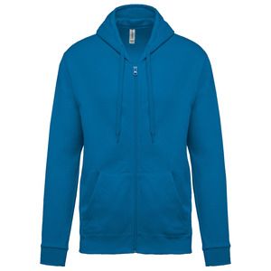 Kariban K479 - Sudadera con cremallera y capucha Tropical Blue