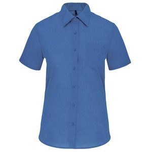 Kariban K548 - JUDITH - CAMISA DE MANGA CORTA PARA MUJER Cobalto azul