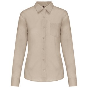 Kariban K549 - JESSICA - CAMISA DE MANGA LARGA PARA MUJER Beige