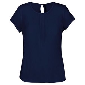 Kariban K5002 - Blusa crepe mujer Deep Sea Blue