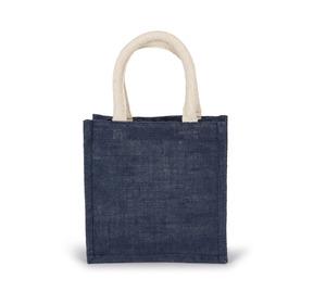 Kimood KI0272 - Bolso tote de lona de yute - modelo pequeño