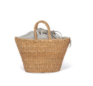 Kimood KI5208 - Cesta trenzada a mano Seagrass