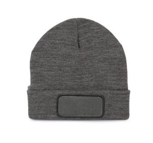 K-up KP894 - Gorro con parche y forro Thinsulate Grey Heather