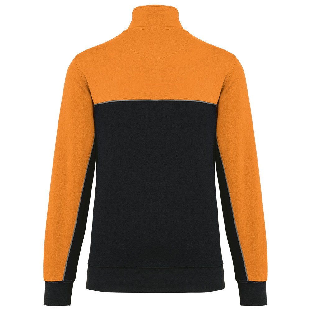 WK. Designed To Work WK404 - Sudadera cuello con cremallera ecorresponsable– Unisex