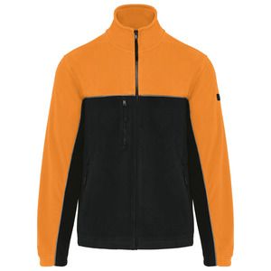 WK. Designed To Work WK904 - Chaqueta polar bicolor ecorresponsable - Unisex Black / Orange