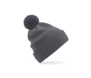 Beechfield BF450N - Gorro de nieve de algodón orgánico Graphite Grey