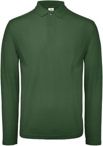 B&C CGPUI12 - ID.001 Polo manga larga hombre Verde botella