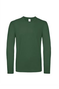 B&C CGTU05T - Camiseta #E150 manga larga hombre Verde botella