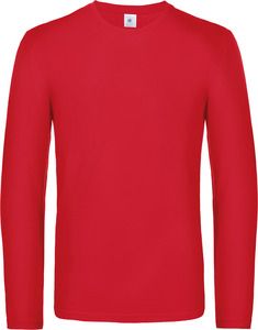 B&C CGTU07T - Camiseta #E190 manga larga hombre Red