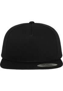 FLEXFIT FL6007 - Gorra Classic 5 Paneles Snapback Black / Black