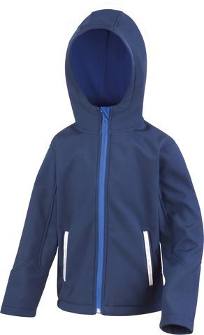 Result R224JY - Chaqueta Softshell capucha niños