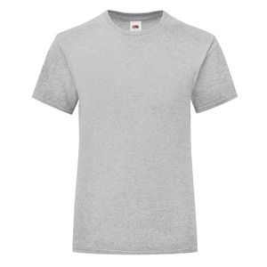 Fruit of the Loom SC61025 - Camiseta Iconic 150 T - niños Gris mezcla