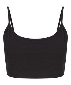 Skinnifit SK230 - Top corto ecorresponsable mujer Black