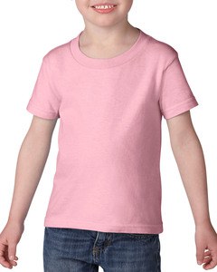 Gildan GIL5100P - Camiseta SS de algodón pesado para niños pequeños Luz de color rosa
