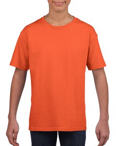 Gildan GIL64000B - Camiseta SoftStyle SS para niños Naranja