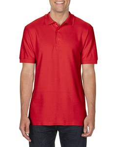 Gildan GIL85800 - Polo Premium Cotton Doble piqué para él para él Rojo