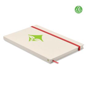 GiftRetail MO6743 - MITO NOTE Libreta A5 cartón reciclado Rojo