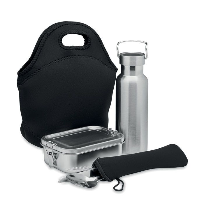 GiftRetail MO6765 - ILY Set almuerzo en acero inox.