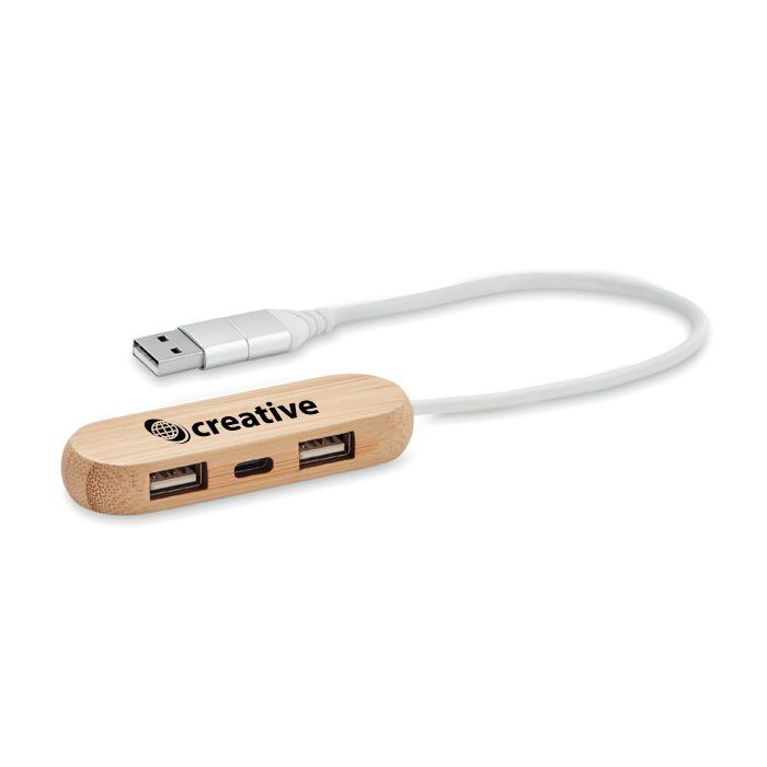 GiftRetail MO6848 - VINA C Hub USB de 3 puertos