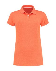 LEMON & SODA LEM3550 - Polo Heather Mix SS for her Heather Orange