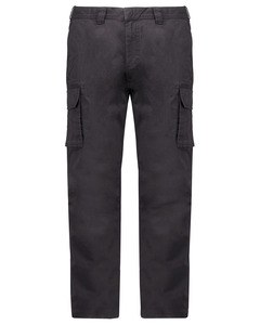 Kariban K744 - Pantalón multibolsillos hombre Gris oscuro