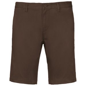 Kariban K750 - Bermudas chino hombre Chocolate