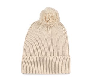 K-up KP959 - Gorro con pompón Light Sand