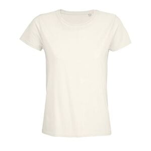 SOLS 03579 - Pioneer Women Camiseta Mujer Ajustada De Punto Liso Y Cuello Redondo