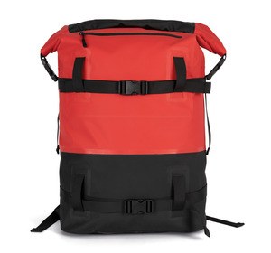 Kimood KI0187 - Mochila impermeable con correas de compresión Rojo / Negro