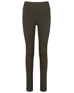 PROACT PA1015 - LEGGINGS ECORRESPONSABLE MUJER Dark Khaki Leopard