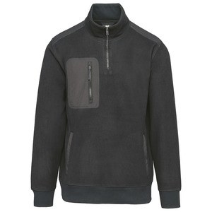 WK. Designed To Work WK905 - Polar 1/4 cremallera ecorresponsable unisex Gris oscuro