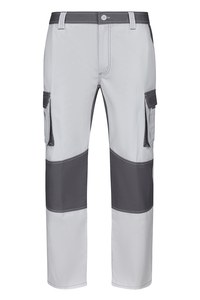 Velilla 103020B - PANTALÓN BICOLOR White/Grey