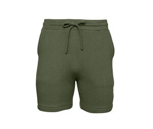 Bella+Canvas BE3724 - UNISEX SPONGE FLEECE SWEATSHORT Military Green