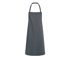 KARLOWSKY KYLS5 - Polycotton bib apron Antracita