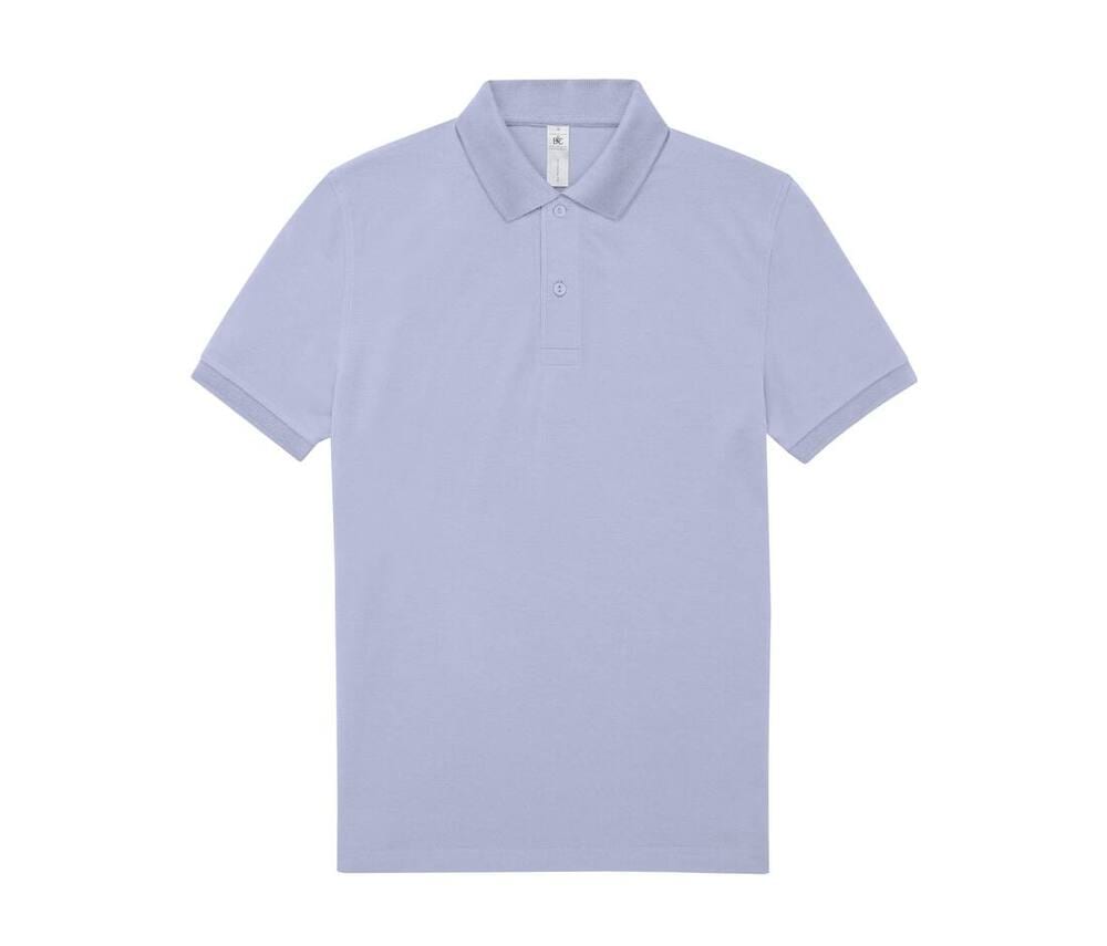 B&C BCU424 - Short-sleeved fine piqué poloshirt