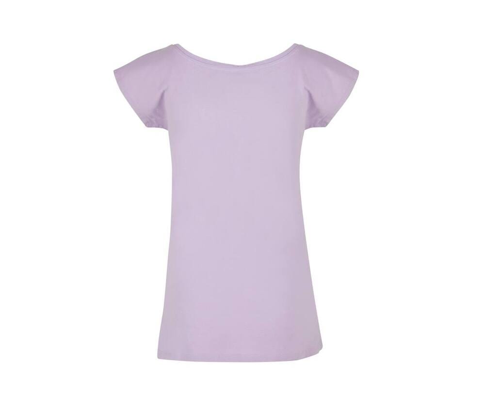 BUILD YOUR BRAND BYB013 - LADIES WIDE NECK TEE